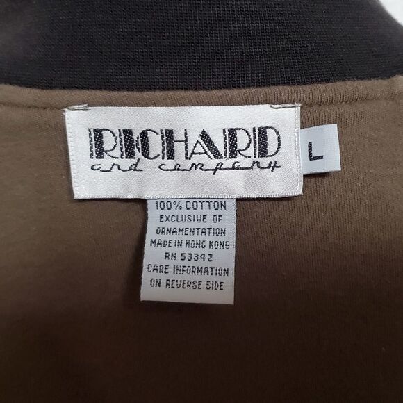 VINTAGE 1980s Richard & Company Green Snakeskin Shoulder Pad Bomber Jacket L - Picture 11 of 11